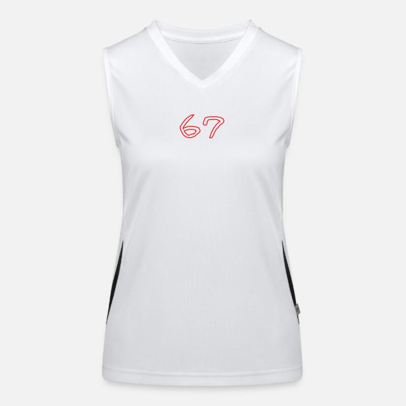 67 Funktionelles Kontrast-Tank Top für Frauen