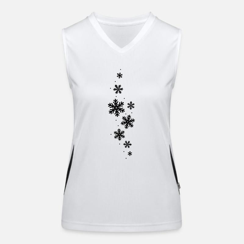 Crystals Glitter Women's Functional Contrast Tank Top