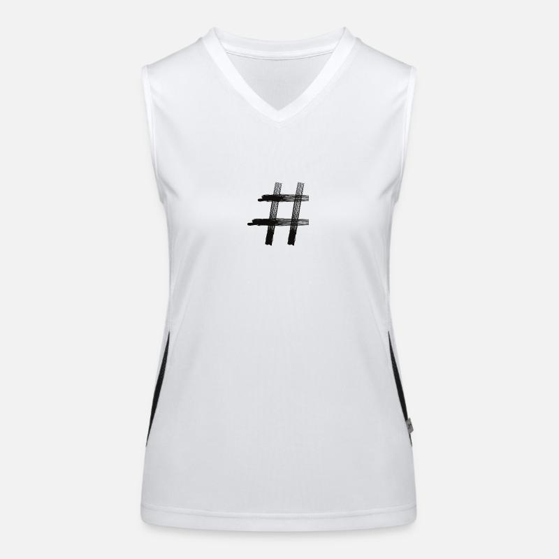 Hashtag Women's Functional Contrast Tank Top
