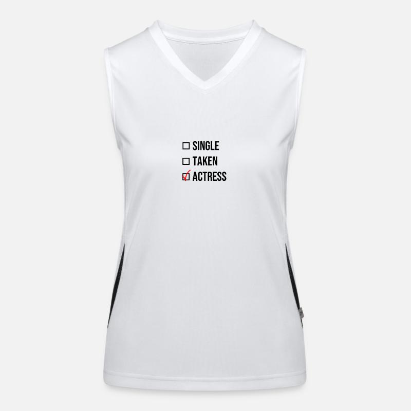 Single Taken Actress Black Actor Gift Women's Functional Contrast Tank Top