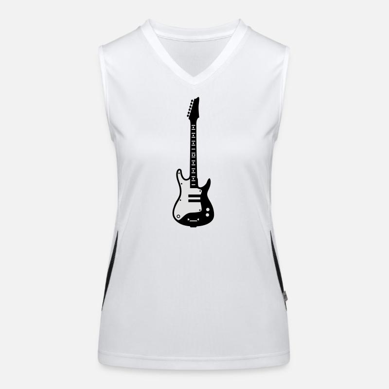 Gitarre Funktionelles Kontrast-Tank Top für Frauen
