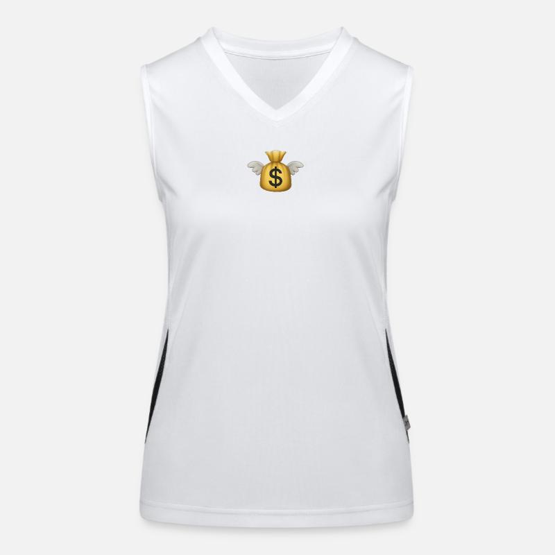 Geld fliege Funktionelles Kontrast-Tank Top für Frauen