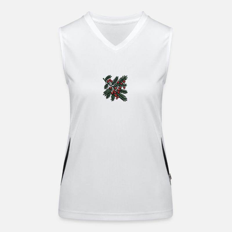 Fir branch branch Women's Functional Contrast Tank Top
