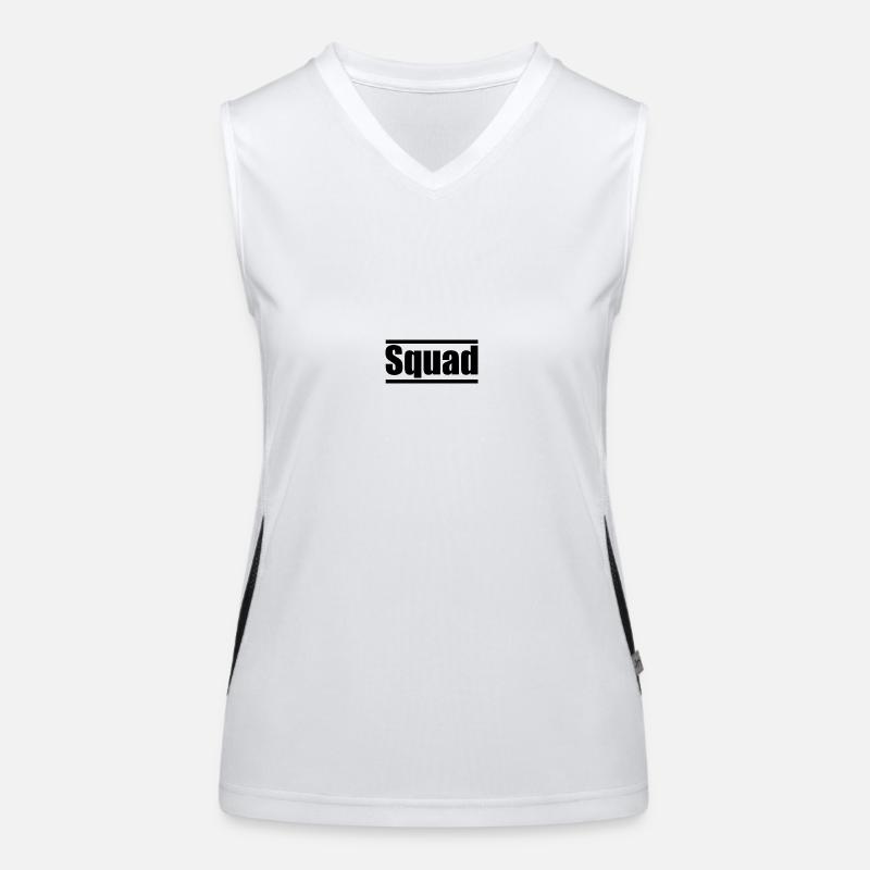 Squad Funktionelles Kontrast-Tank Top für Frauen