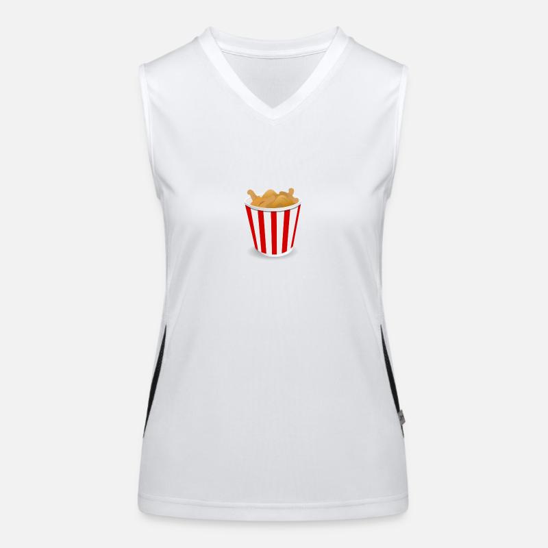 Fried Chicken Women's Functional Contrast Tank Top