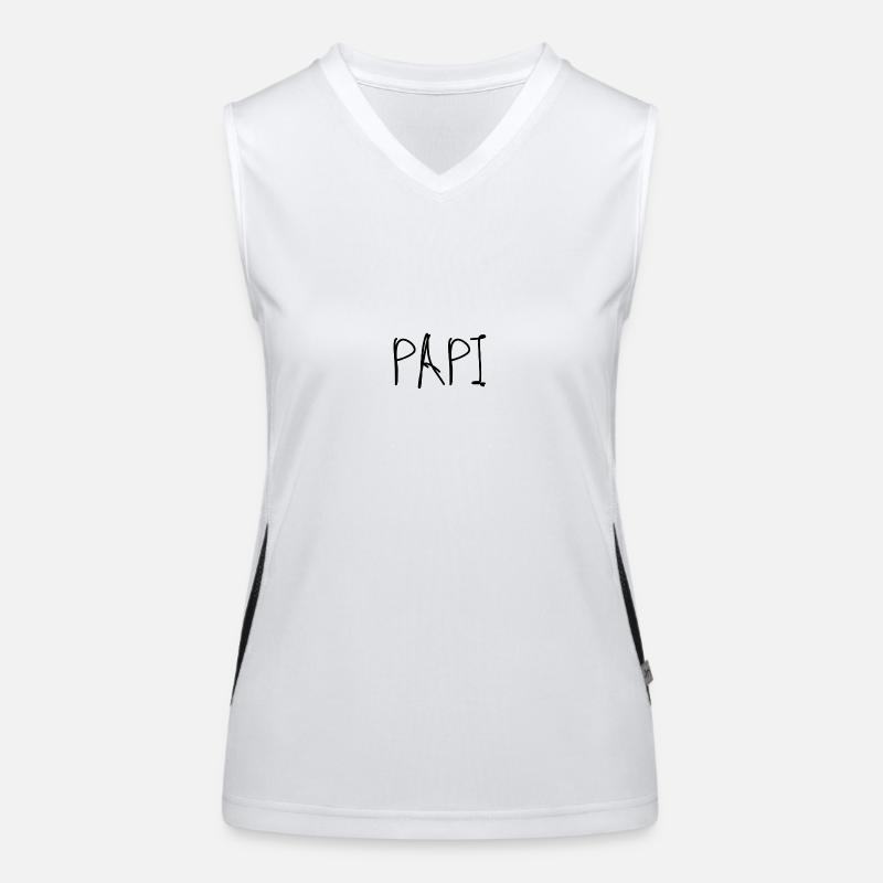 Papa Funktionelles Kontrast-Tank Top für Frauen