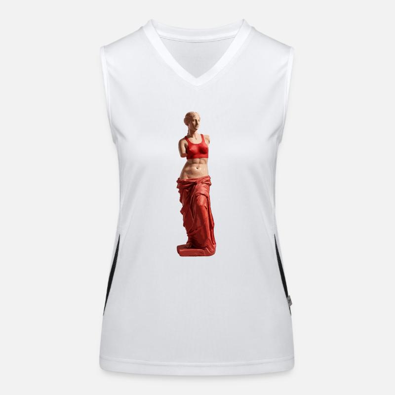 Venus de Milo dressed Women's Functional Contrast Tank Top