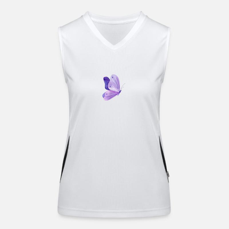 Papillon Débardeur respirant contrasté Femme