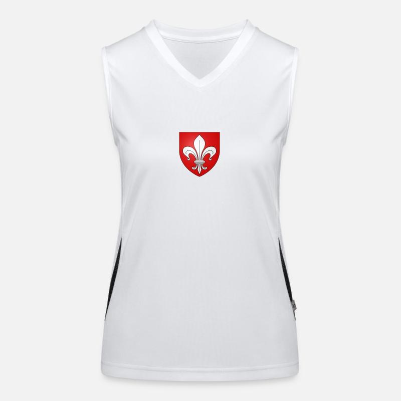 Blason Lille Débardeur respirant contrasté Femme