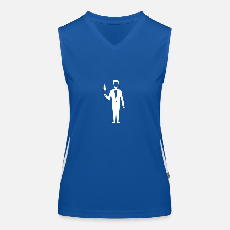 Bräutigam Hochzeit Junggesellenabschied Funktionelles Kontrast-Tank Top für Frauen