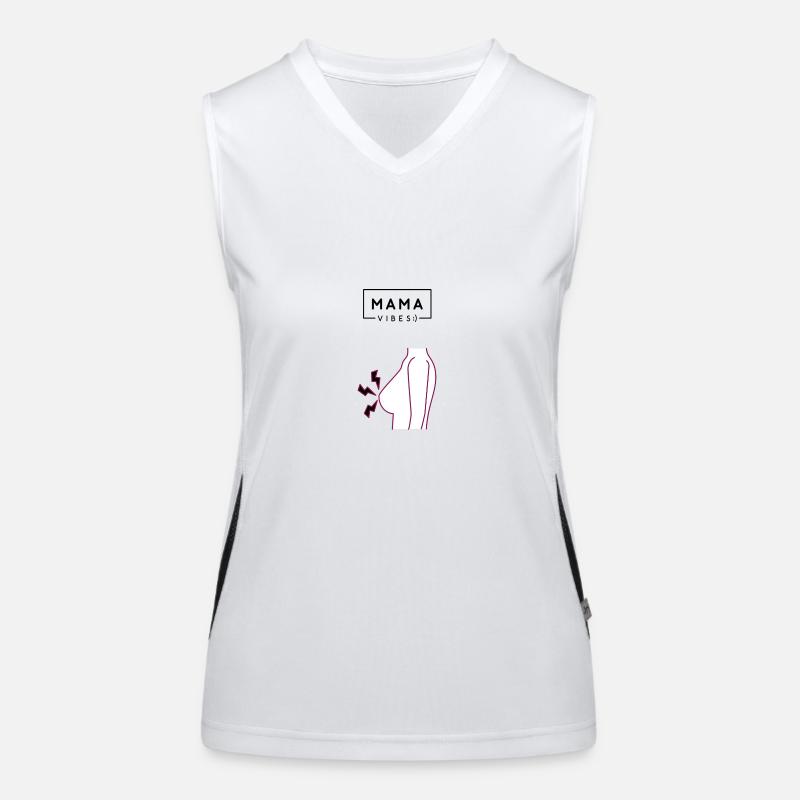 Douleur thoracique Débardeur respirant contrasté Femme