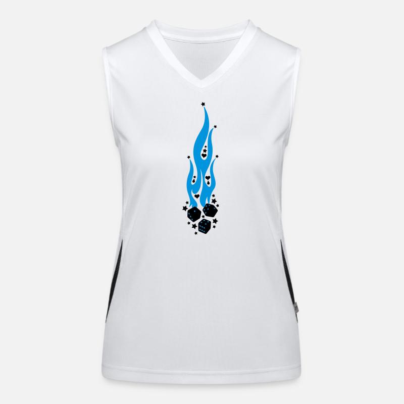 flammen Débardeur respirant contrasté Femme