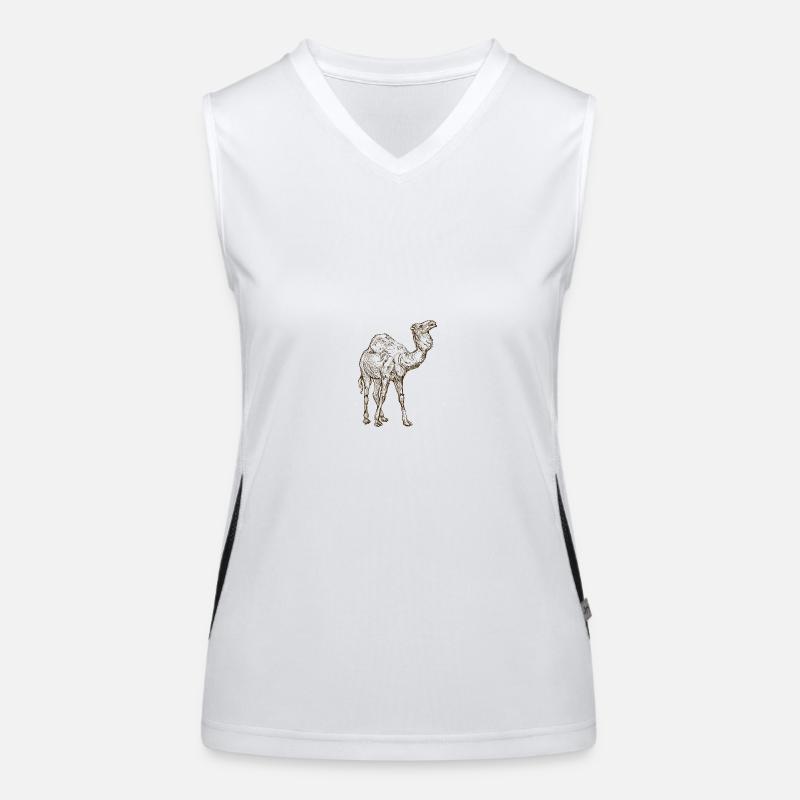 Wildtiere Funktionelles Kontrast-Tank Top für Frauen
