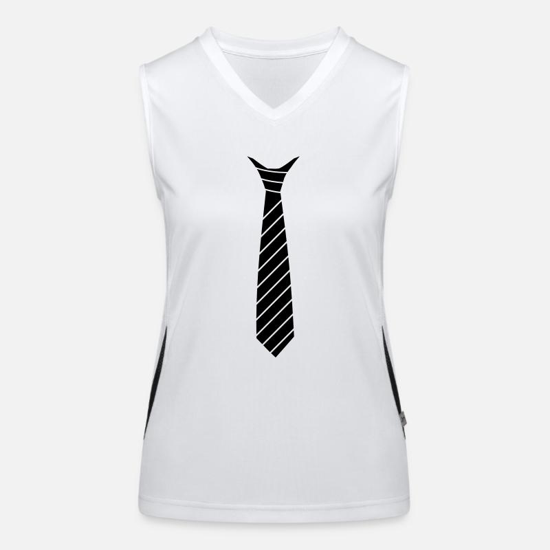 Cravate illusion Débardeur respirant contrasté Femme