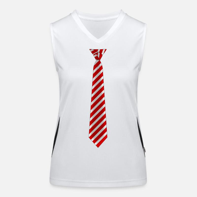 Cravate Eldredge Cravate Cravate Cravate à rayures Débardeur respirant contrasté Femme