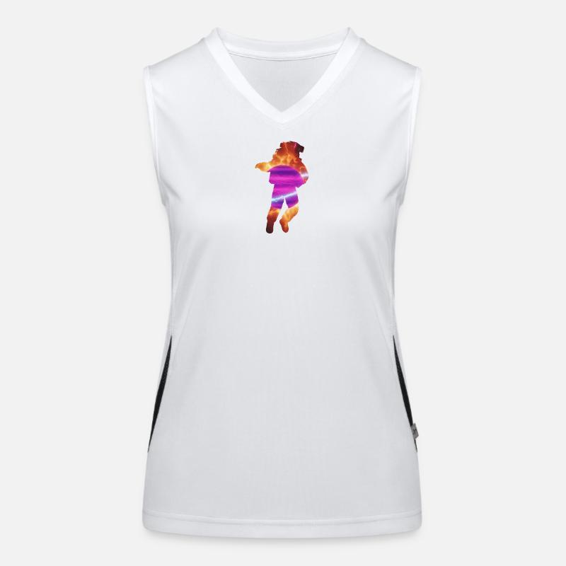 Sautez à travers Nebula Neon Débardeur respirant contrasté Femme