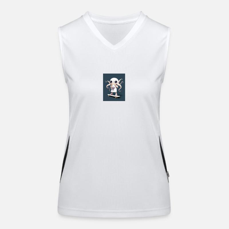 Octoskater Blp Funktionelles Kontrast-Tank Top für Frauen