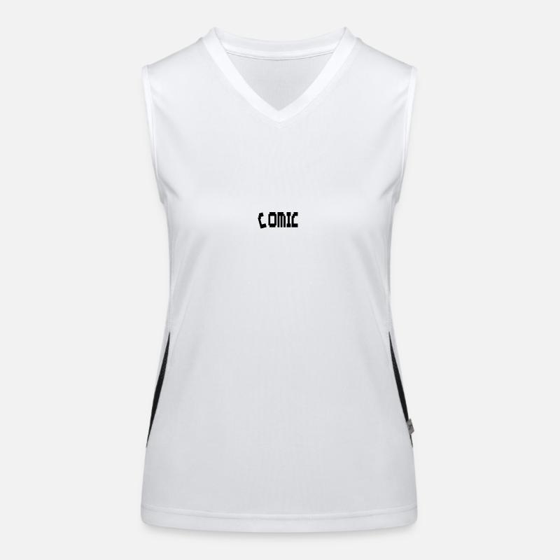 Comic Funktionelles Kontrast-Tank Top für Frauen