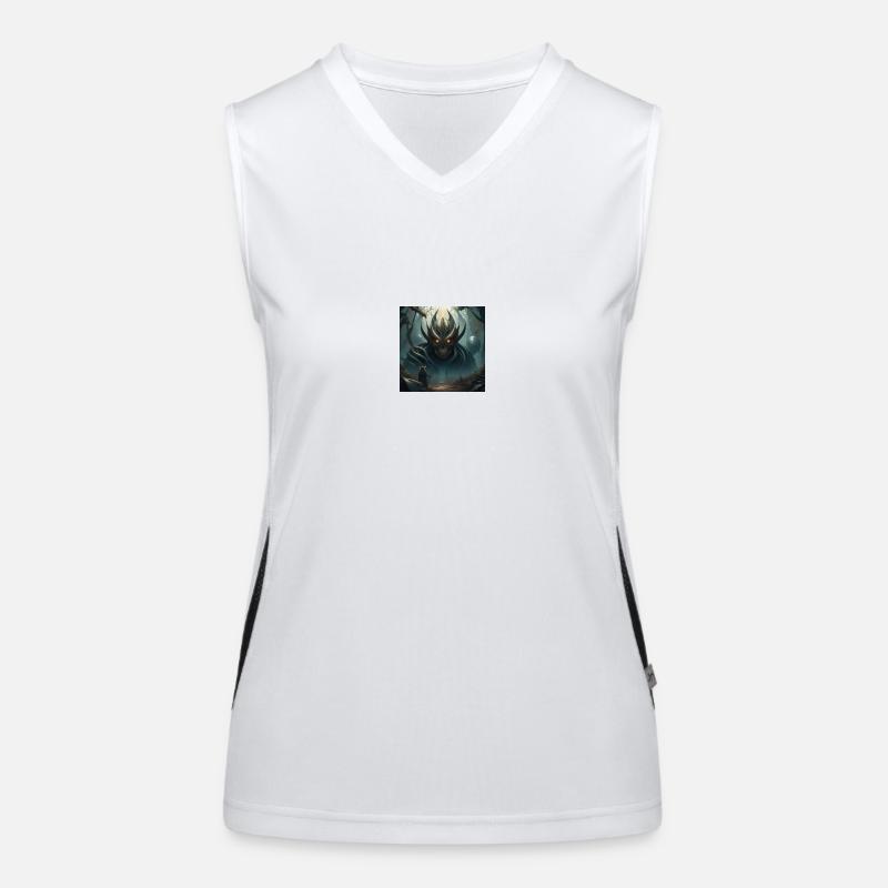 Forest Demon Funktionelles Kontrast-Tank Top für Frauen