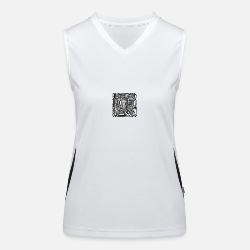 Ich bin die beste Version meiner selbst Funktionelles Kontrast-Tank Top für Frauen