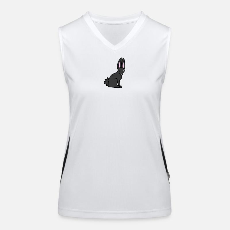 black bunny Women's Functional Contrast Tank Top