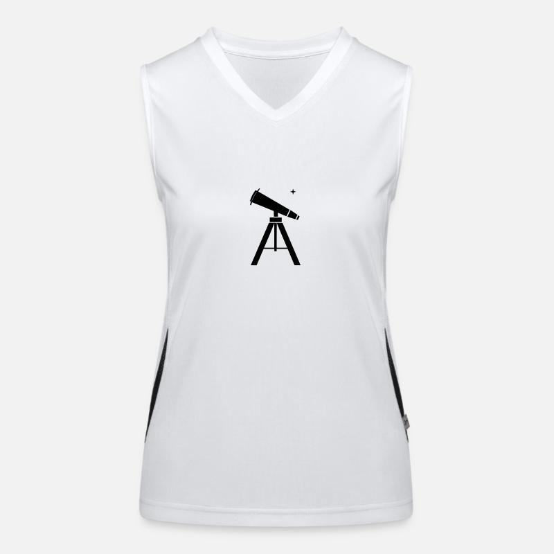 Fernrohr Funktionelles Kontrast-Tank Top für Frauen