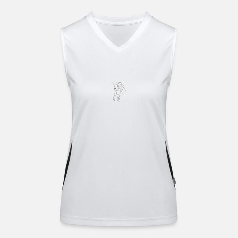 SUMMER DAY Women's Functional Contrast Tank Top