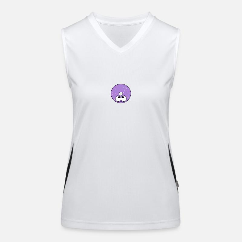 Donut Funktionelles Kontrast-Tank Top für Frauen