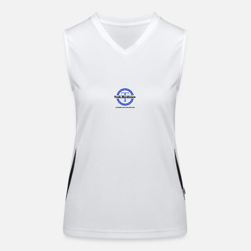 Tech-Hardware Débardeur respirant contrasté Femme