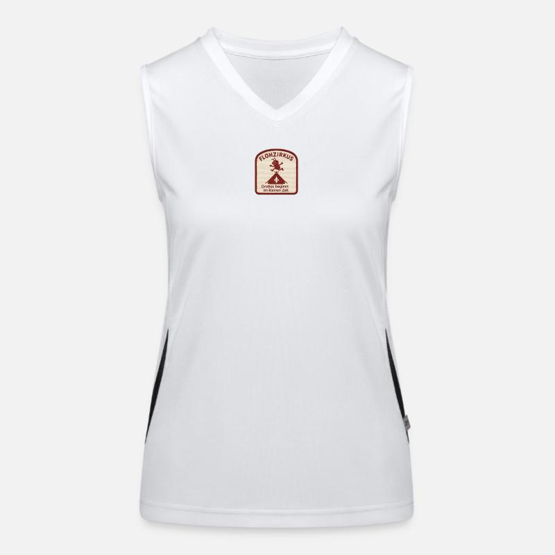 Logo Flea Circus Women's Functional Contrast Tank Top