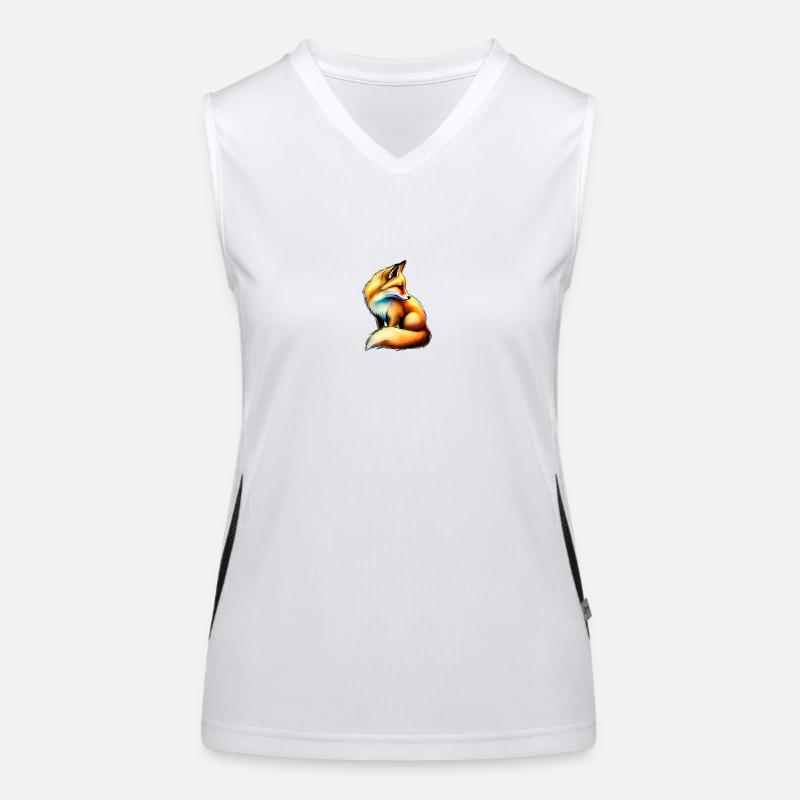 Rotfuchs Funktionelles Kontrast-Tank Top für Frauen
