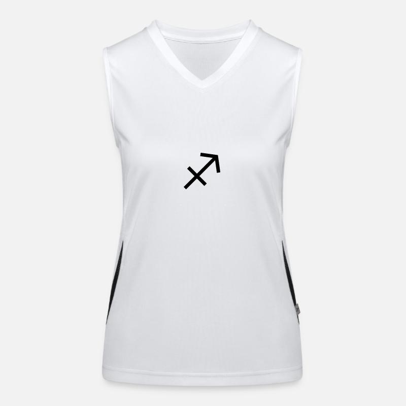 Sternzeichen Schütze / Geschenkidee Funktionelles Kontrast-Tank Top für Frauen