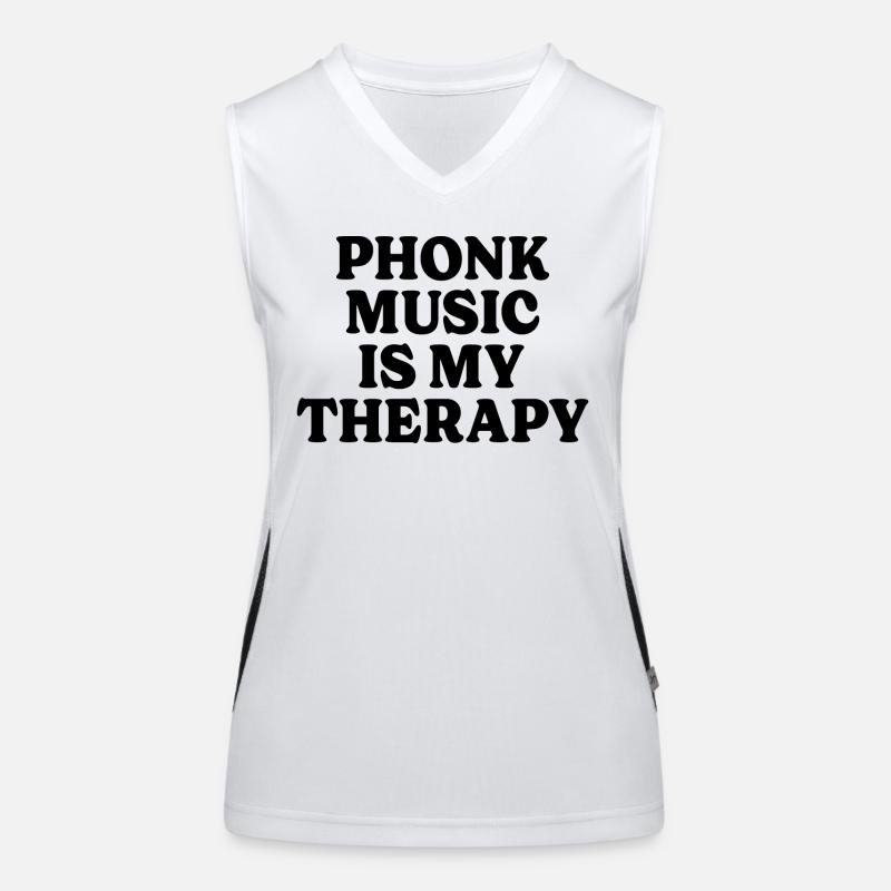 Beatmaker Music Therapy Phonk Women's Functional Contrast Tank Top