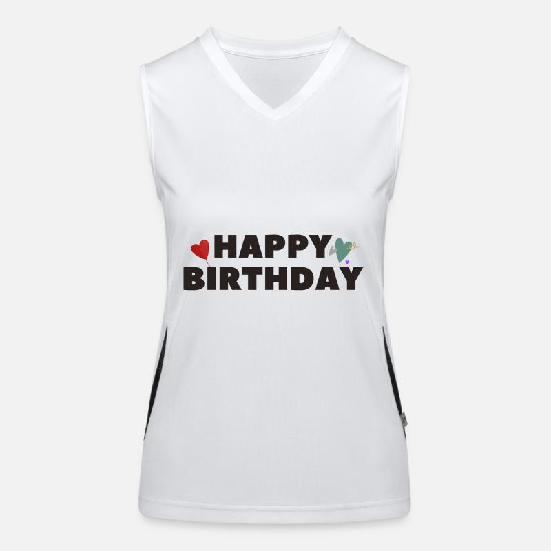 Happy Birthday Gift Idea Women's Functional Contrast Tank Top