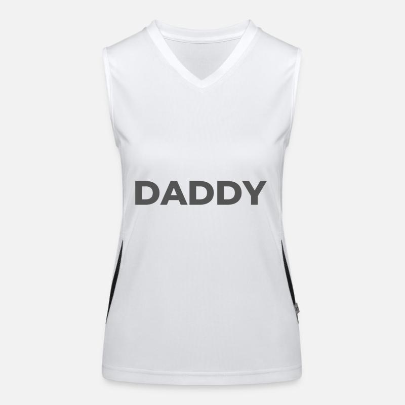 Daddy Dad Papa Vater Papi Lieblingsmensch Funktionelles Kontrast-Tank Top für Frauen