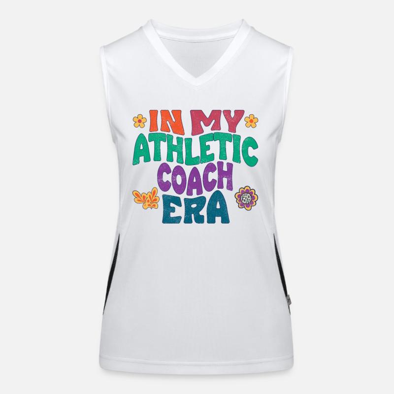 In my athletic coach era Funktionelles Kontrast-Tank Top für Frauen