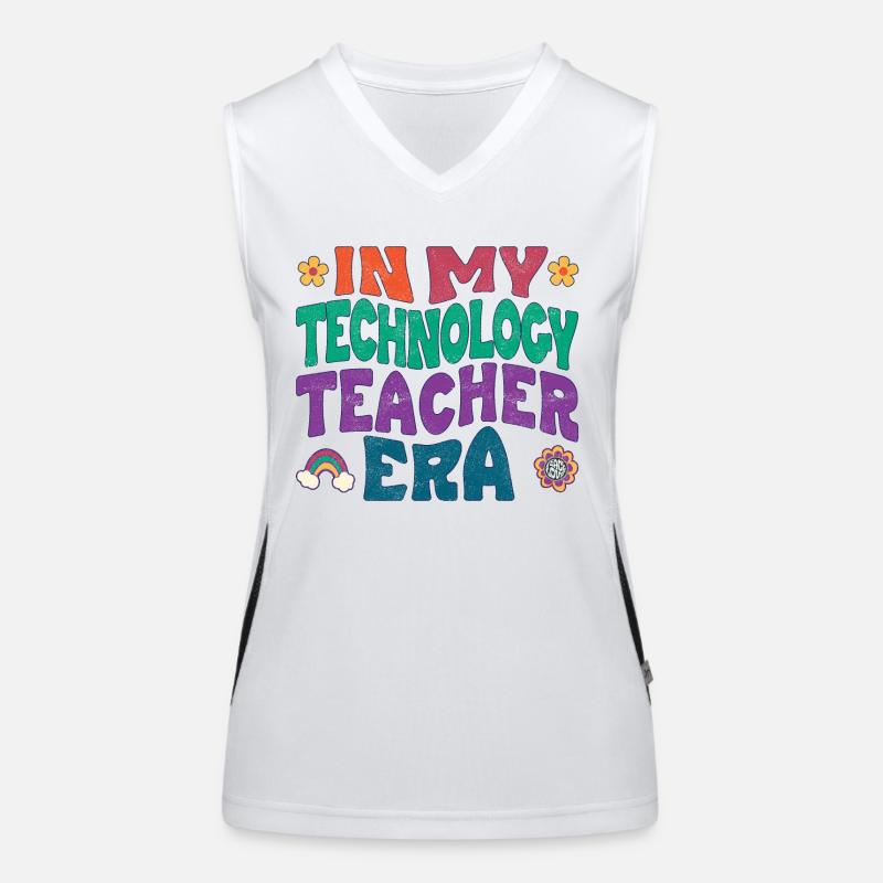 À l’époque de mon professeur de technologie Débardeur respirant contrasté Femme