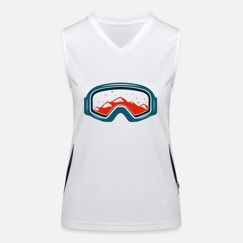 Ski goggles Women's Functional Contrast Tank Top