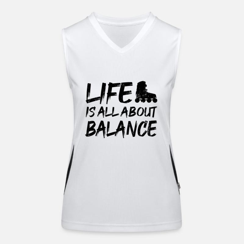 roller-skate Women's Functional Contrast Tank Top