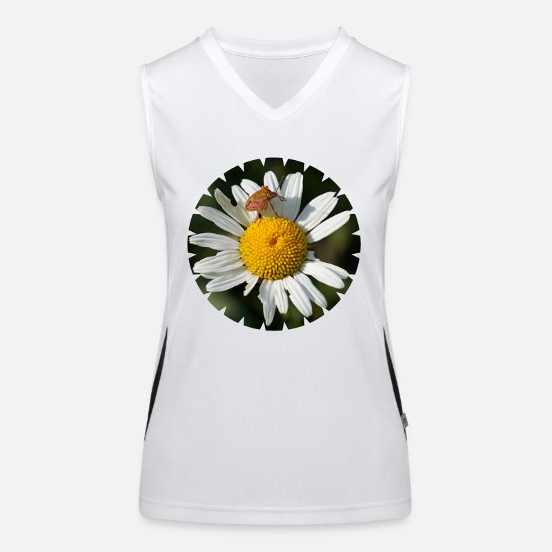 Flowers and insects are inextricably linked Women's Functional Contrast Tank Top