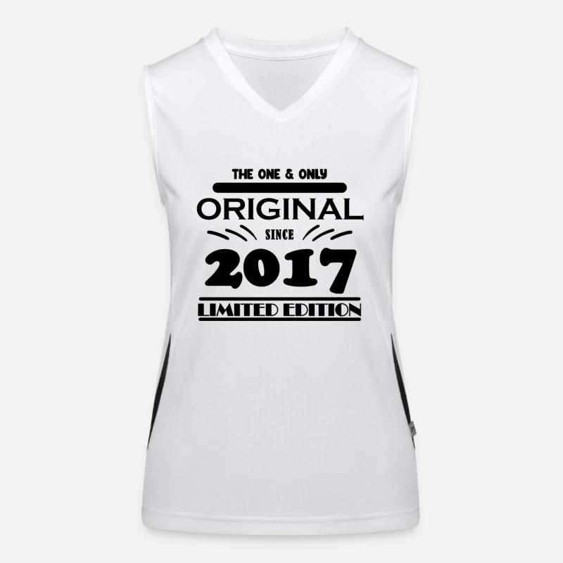 2017 - Année de construction 2017 - Millésime 2017 Débardeur respirant contrasté Femme
