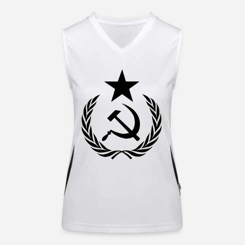 urss hemblem Débardeur respirant contrasté Femme