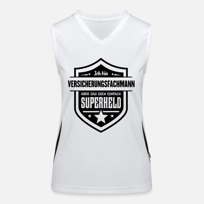 Versicherungsfachmann Funktionelles Kontrast-Tank Top für Frauen