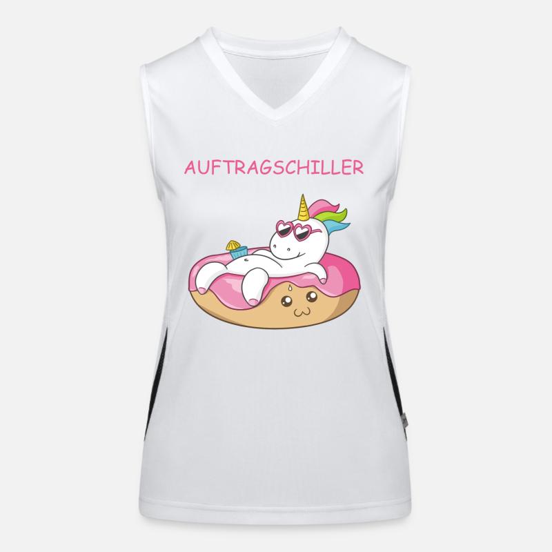 Einhorn Funktionelles Kontrast-Tank Top für Frauen