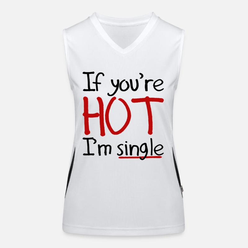 Si vous êtes chauds Débardeur respirant contrasté Femme