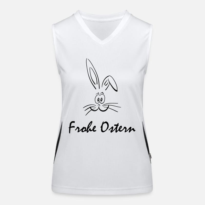 Happy Easter Women's Functional Contrast Tank Top