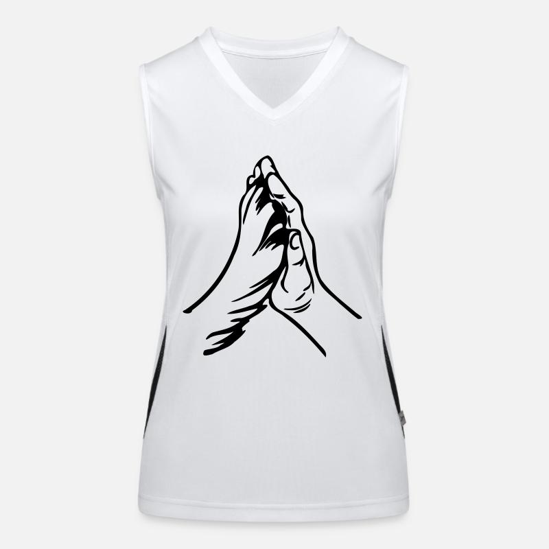 Main et patte Débardeur respirant contrasté Femme