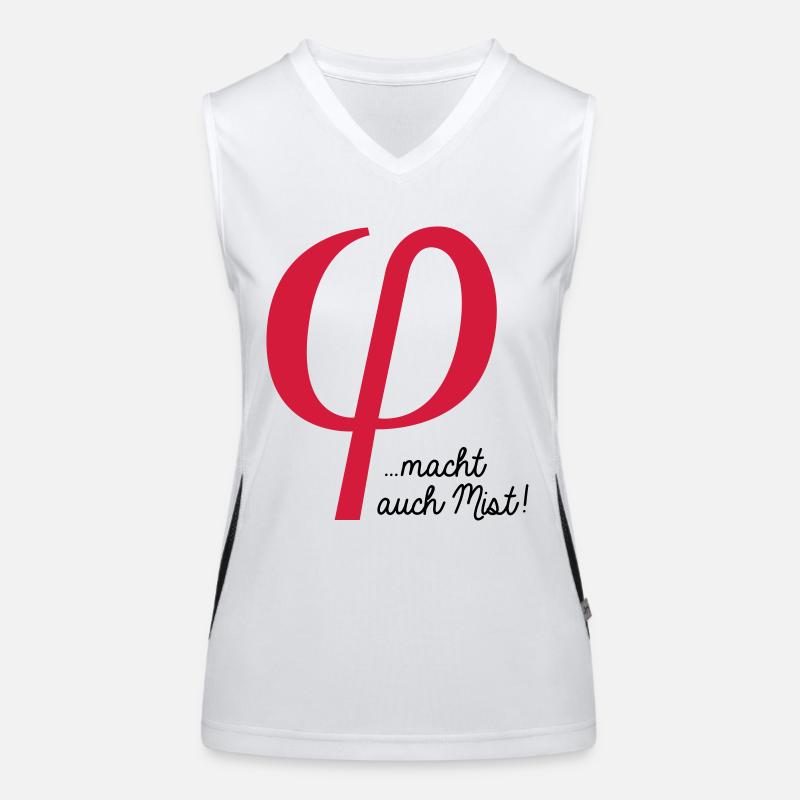 klein phi macht auch Mist Débardeur respirant contrasté Femme