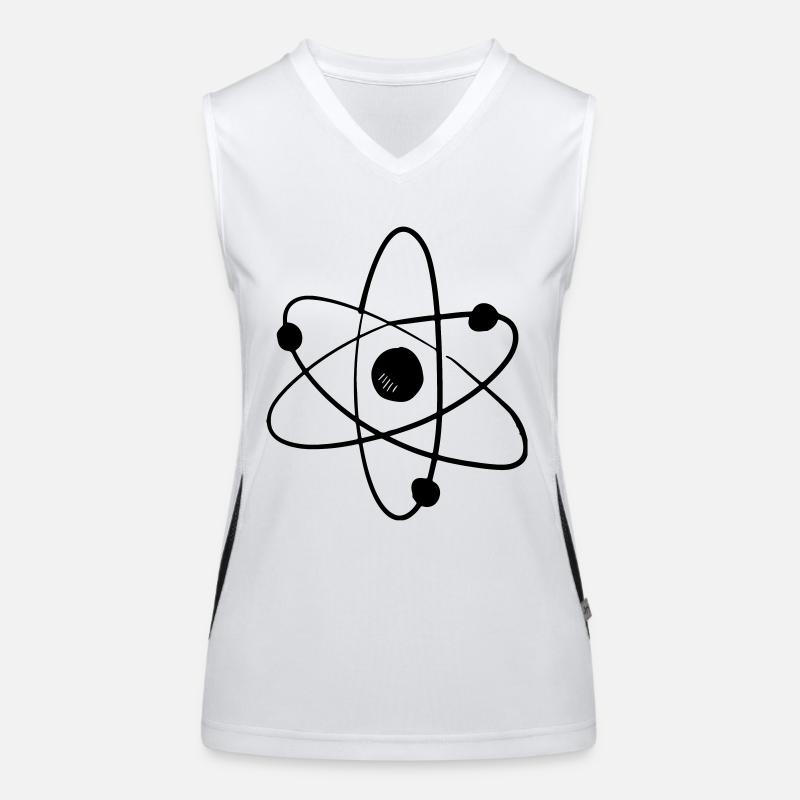 atom-logo Funktionelles Kontrast-Tank Top für Frauen