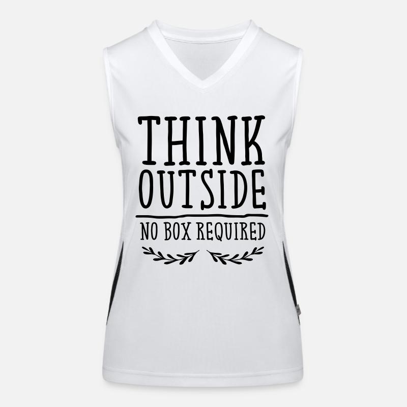Think Outside - No Box Required Débardeur respirant contrasté Femme